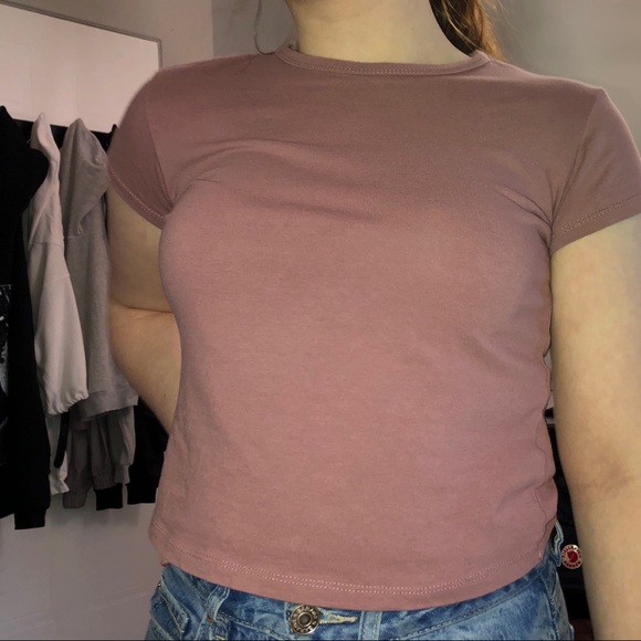 Ardene pink baby tee - Picture 1 of 3